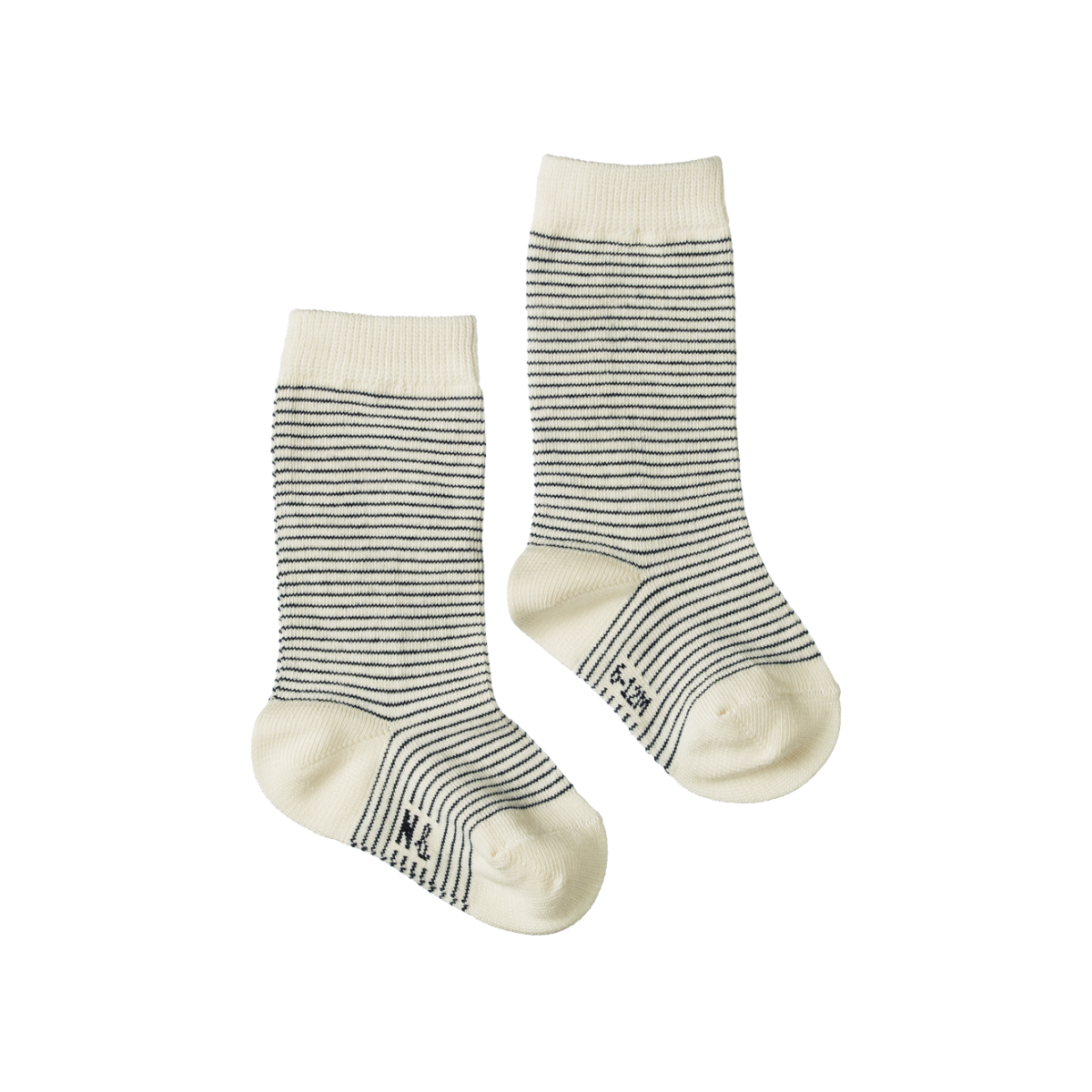 Nature Baby - Cotton Socks - Navy Stripe