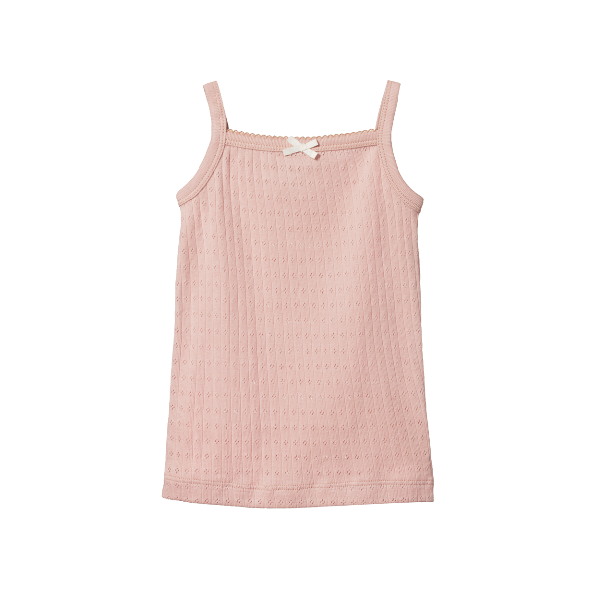 Nature Baby - Pointelle Camisole - Rose Bud