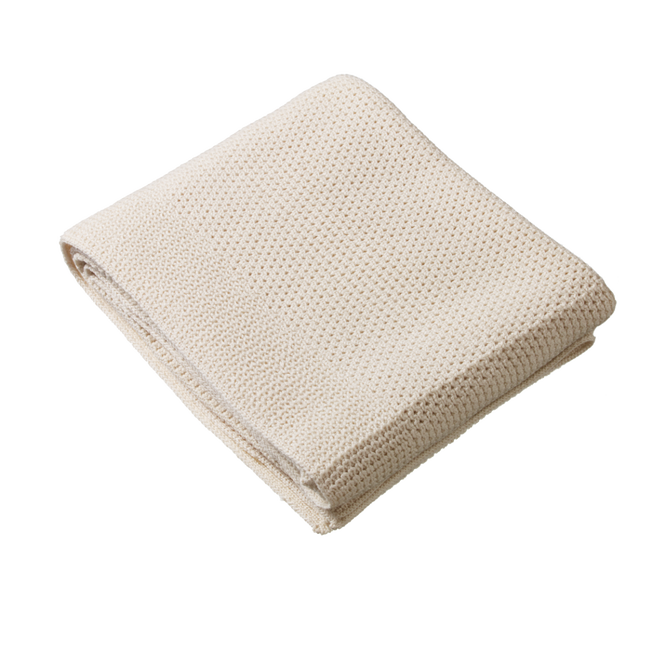 Nature Baby - Merino Knit Blanket - Natural