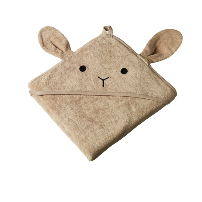 Nature Baby - Bunny Hooded Towel - Nougat