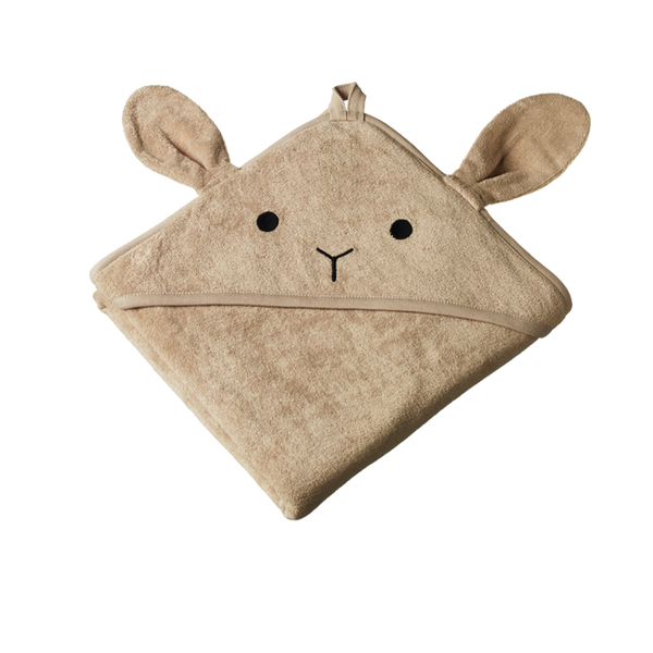 Nature Baby - Bunny Hooded Towel - Nougat