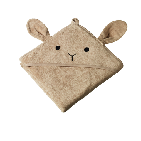 Nature Baby - Bunny Hooded Towel - Nougat