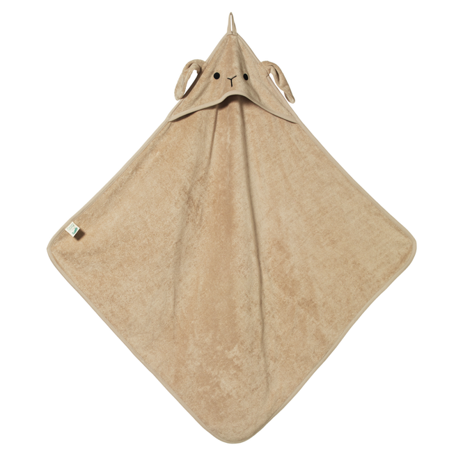 Nature Baby - Bunny Hooded Towel - Nougat