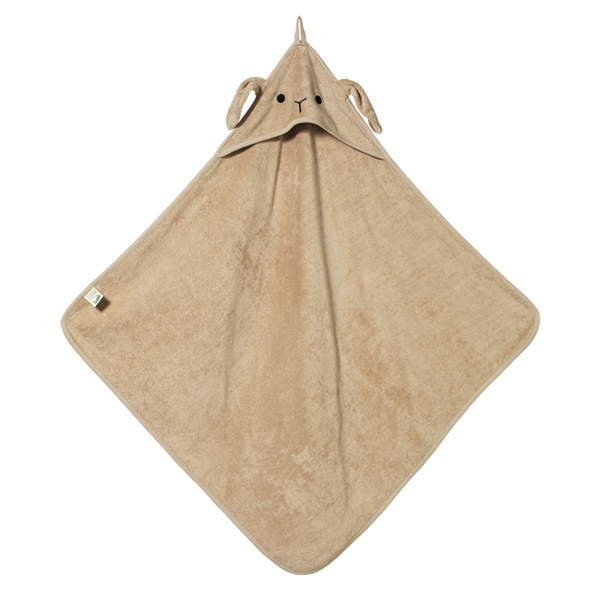 Nature Baby - Bunny Hooded Towel - Nougat
