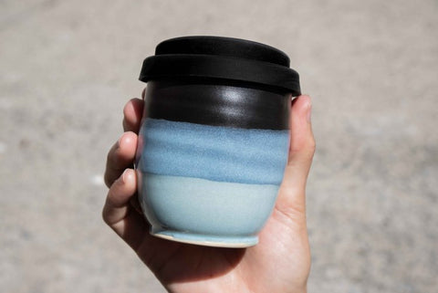 Westcost Stoneware Reusable Travel Cup 8oz  Ruapuke