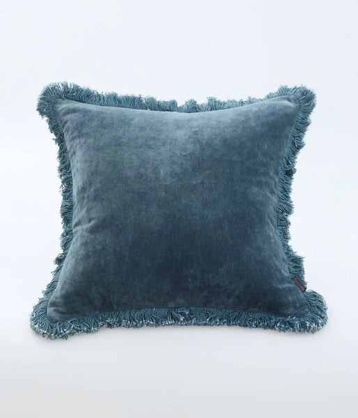 MM Linen Sabel Cushion Bluestone