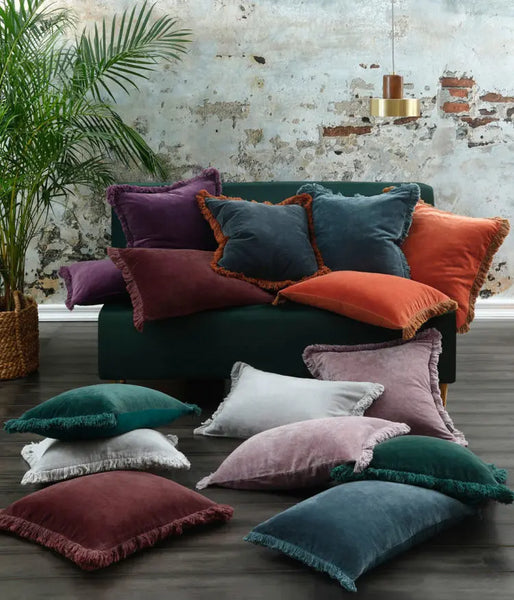 MM Linen Sabel Cushion Bluestone