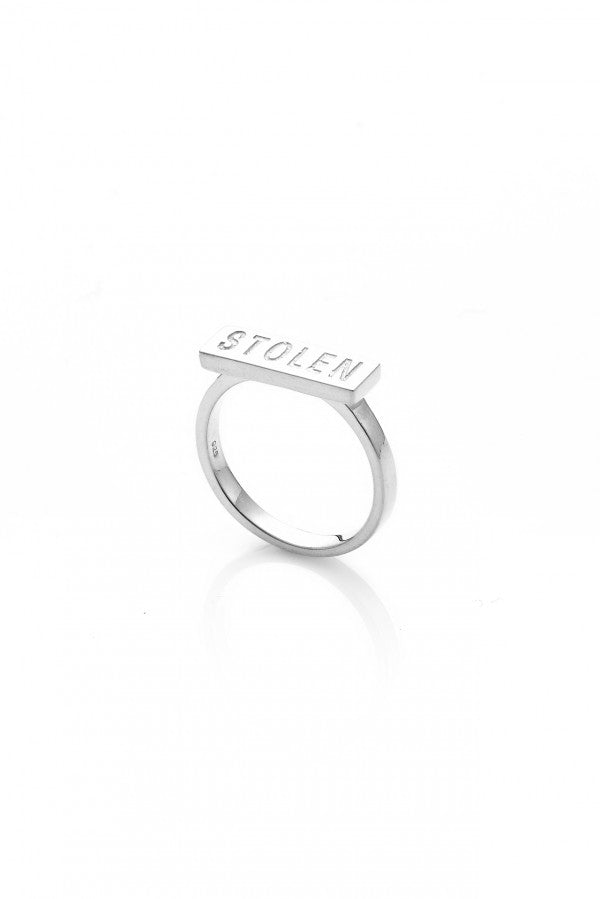 Stolen Girlfriends Club - Stolen Bar Ring - Silver