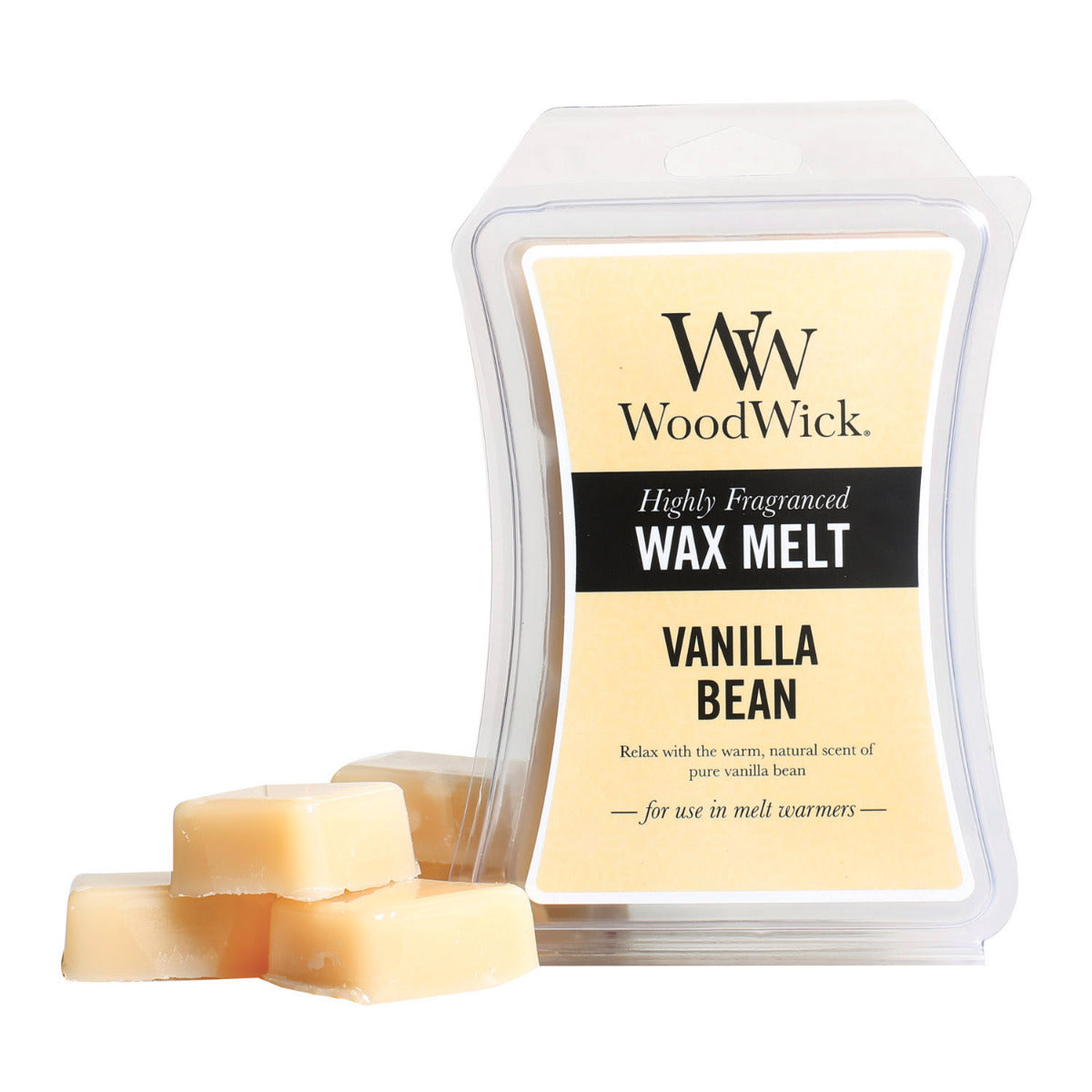 SPLOSH WoodWick Vanilla Bean Wax Melt